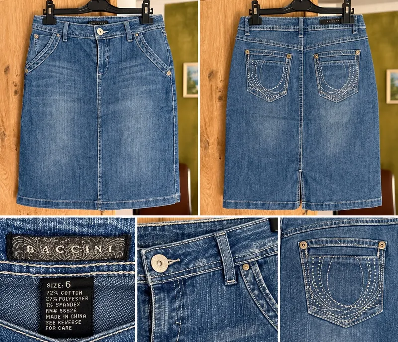 Fund xhins Baccini blu – Size 6