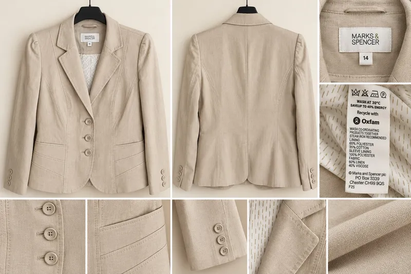 Xhaketë elegante Marks & Spencer bezhë – UK 14