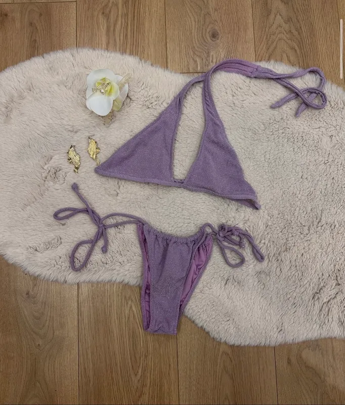 Bershka purple Bikini set 